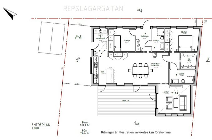 Planritning 1 plan Rååvägen Repslagaragatan.jpg